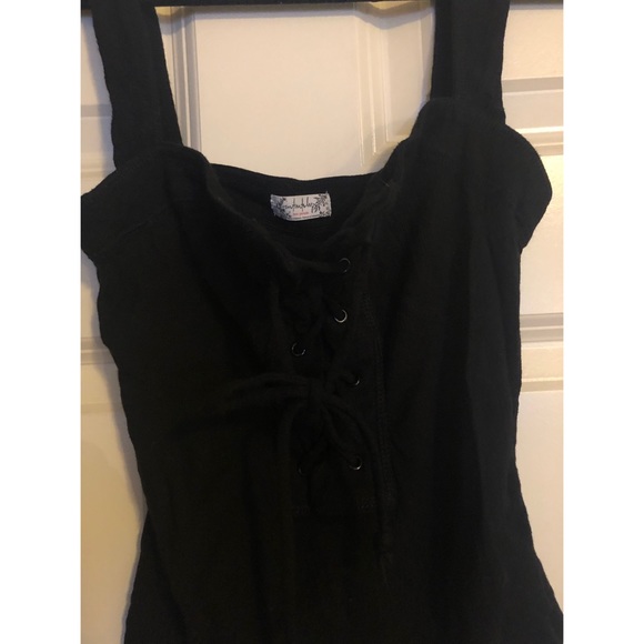 Free People Lace Up Bodysuit - Picture 3 of 6